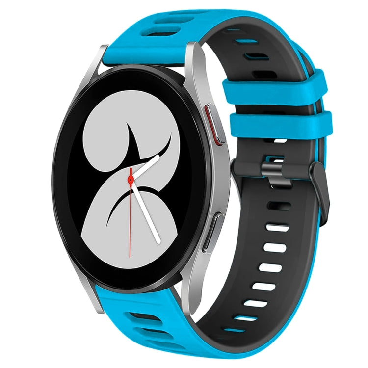20mm 雙色矽膠錶帶，適用於 Samsung Galaxy Watch 5 Pro 45mm，Samsung Galaxy Watch 4 40mm