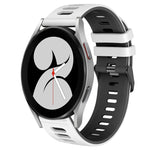 20mm 雙色矽膠錶帶，適用於 Samsung Galaxy Watch 5 Pro 45mm，Samsung Galaxy Watch 4 40mm