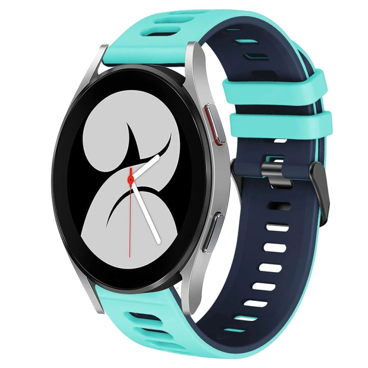 20mm 雙色矽膠錶帶，適用於 Samsung Galaxy Watch 5 Pro 45mm，Samsung Galaxy Watch 4 40mm