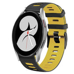 20mm 雙色矽膠錶帶，適用於 Samsung Galaxy Watch 5 Pro 45mm，Samsung Galaxy Watch 4 40mm