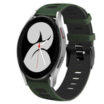 20mm 雙色矽膠錶帶，適用於 Samsung Galaxy Watch 5 Pro 45mm，Samsung Galaxy Watch 4 40mm