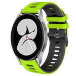 20mm 雙色矽膠錶帶，適用於 Samsung Galaxy Watch 5 Pro 45mm，Samsung Galaxy Watch 4 40mm