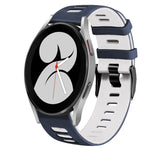 20mm 雙色矽膠錶帶，適用於 Samsung Galaxy Watch 5 Pro 45mm，Samsung Galaxy Watch 4 40mm