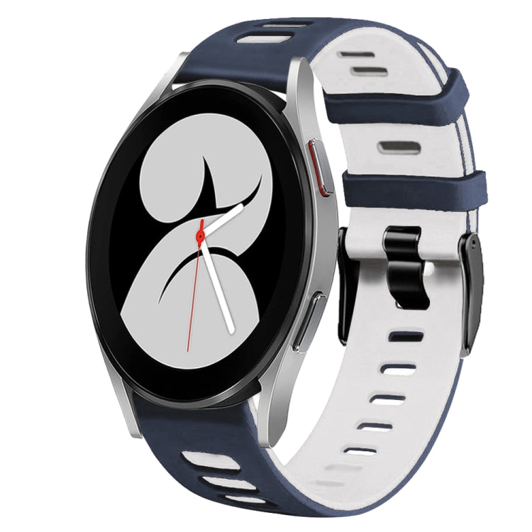 20mm 雙色矽膠錶帶，適用於 Samsung Galaxy Watch 5 Pro 45mm，Samsung Galaxy Watch 4 40mm