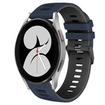 20mm 雙色矽膠錶帶，適用於 Samsung Galaxy Watch 5 Pro 45mm，Samsung Galaxy Watch 4 40mm