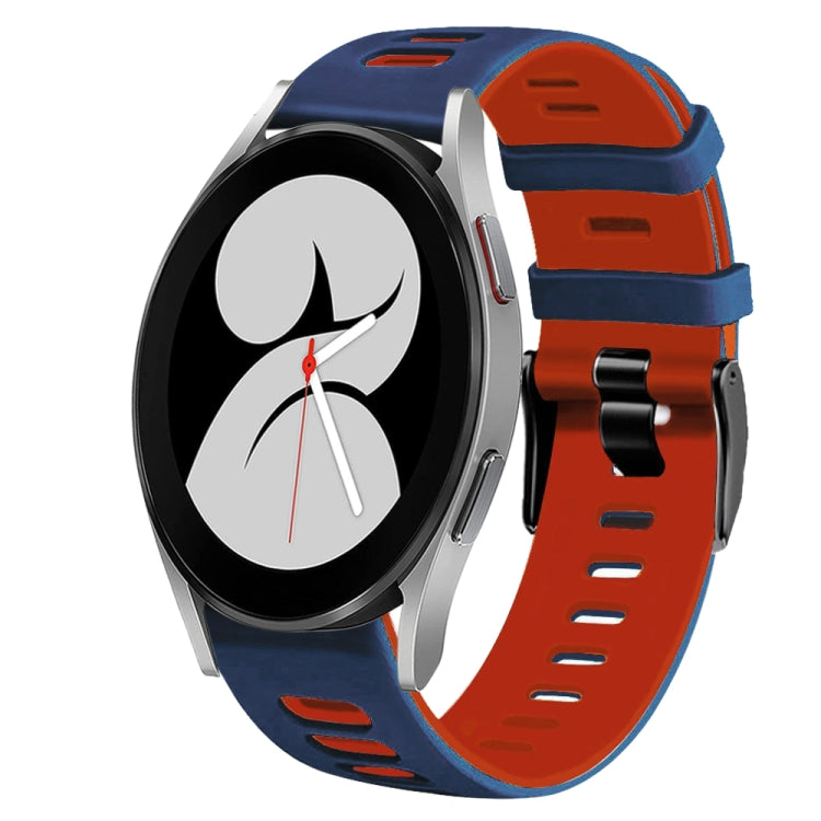 20mm 雙色矽膠錶帶，適用於 Samsung Galaxy Watch 5 Pro 45mm，Samsung Galaxy Watch 4 40mm