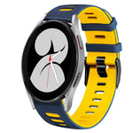 20mm 雙色矽膠錶帶，適用於 Samsung Galaxy Watch 5 Pro 45mm，Samsung Galaxy Watch 4 40mm