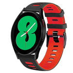 20mm 雙色矽膠錶帶，適用於 Samsung Galaxy Watch 4 44mm，Samsung Galaxy Watch 4 Classic 46mm