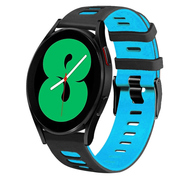 20mm 雙色矽膠錶帶，適用於 Samsung Galaxy Watch 4 44mm，Samsung Galaxy Watch 4 Classic 46mm