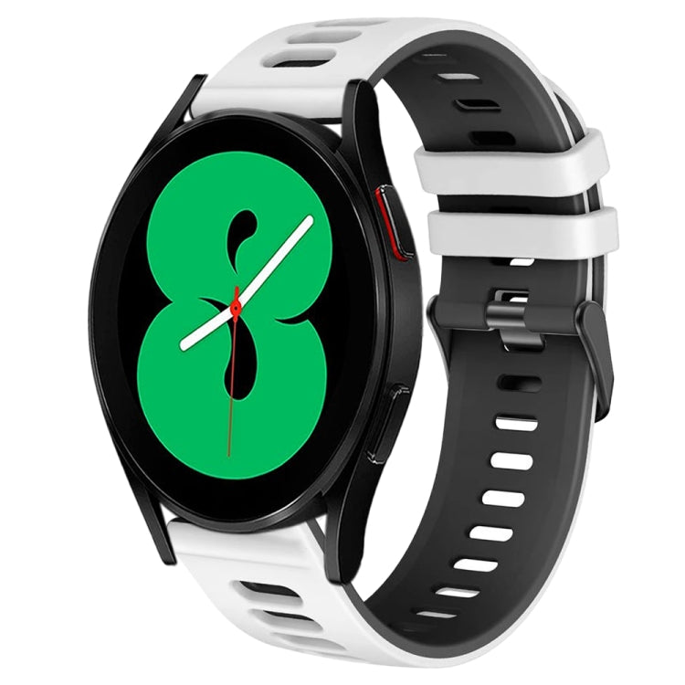 20mm 雙色矽膠錶帶，適用於 Samsung Galaxy Watch 4 44mm，Samsung Galaxy Watch 4 Classic 46mm