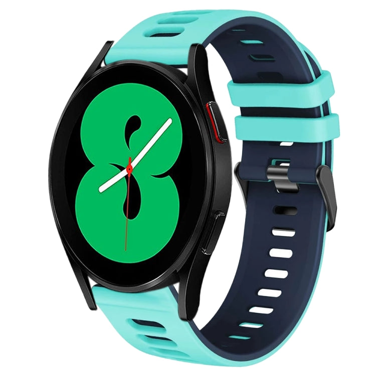 20mm 雙色矽膠錶帶，適用於 Samsung Galaxy Watch 4 44mm，Samsung Galaxy Watch 4 Classic 46mm