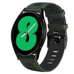 20mm 雙色矽膠錶帶，適用於 Samsung Galaxy Watch 4 44mm，Samsung Galaxy Watch 4 Classic 46mm