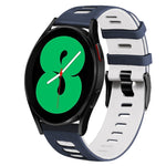20mm 雙色矽膠錶帶，適用於 Samsung Galaxy Watch 4 44mm，Samsung Galaxy Watch 4 Classic 46mm