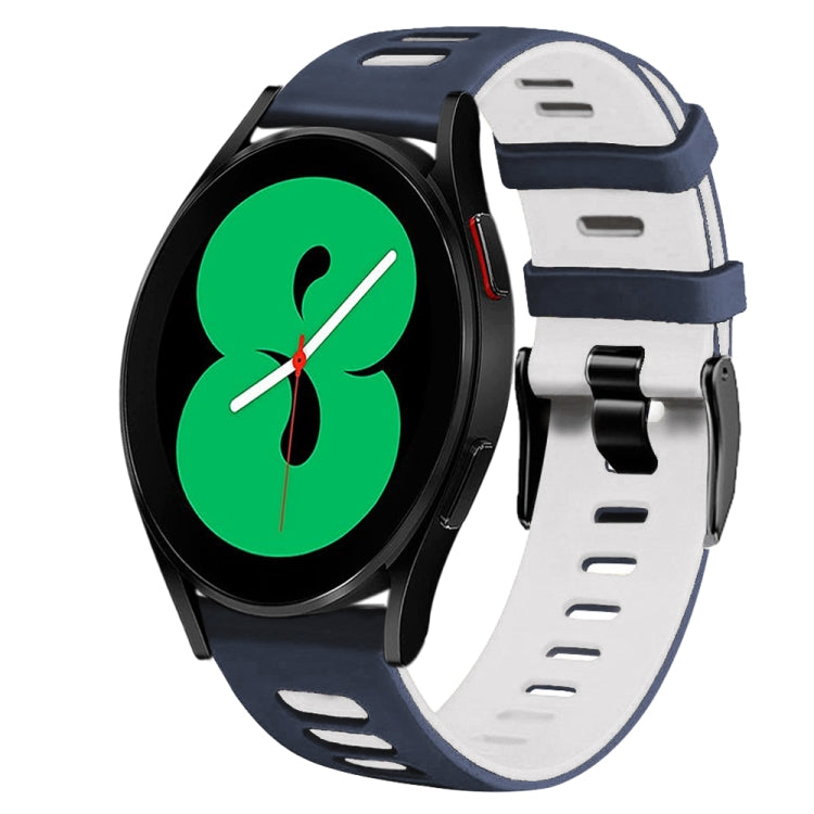 20mm 雙色矽膠錶帶，適用於 Samsung Galaxy Watch 4 44mm，Samsung Galaxy Watch 4 Classic 46mm