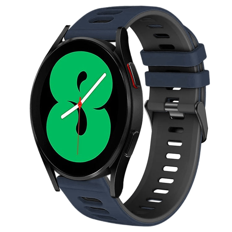 20mm 雙色矽膠錶帶，適用於 Samsung Galaxy Watch 4 44mm，Samsung Galaxy Watch 4 Classic 46mm