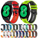 20mm 雙色矽膠錶帶，適用於 Samsung Galaxy Watch 4 44mm，Samsung Galaxy Watch 4 Classic 46mm