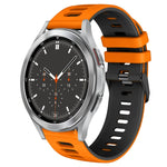 20mm 雙色矽膠錶帶，適用於 Samsung Galaxy Watch 4 44mm，Samsung Galaxy Watch 4 Classic 46mm