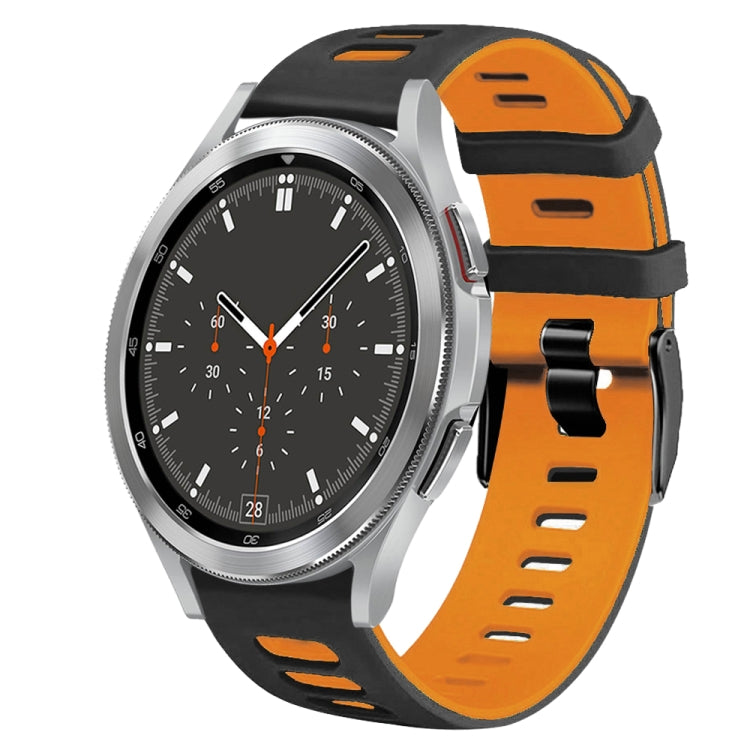 20mm 雙色矽膠錶帶，適用於 Samsung Galaxy Watch 4 44mm，Samsung Galaxy Watch 4 Classic 46mm