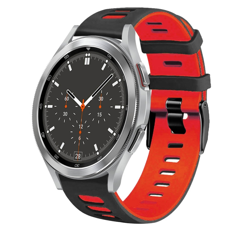 20mm 雙色矽膠錶帶，適用於 Samsung Galaxy Watch 4 44mm，Samsung Galaxy Watch 4 Classic 46mm