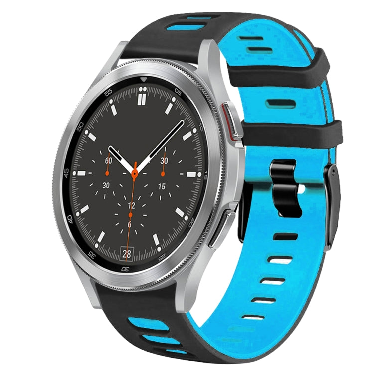 20mm 雙色矽膠錶帶，適用於 Samsung Galaxy Watch 4 44mm，Samsung Galaxy Watch 4 Classic 46mm