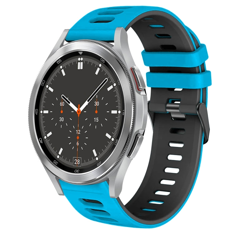 20mm 雙色矽膠錶帶，適用於 Samsung Galaxy Watch 4 44mm，Samsung Galaxy Watch 4 Classic 46mm