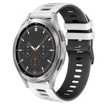 20mm 雙色矽膠錶帶，適用於 Samsung Galaxy Watch 4 44mm，Samsung Galaxy Watch 4 Classic 46mm