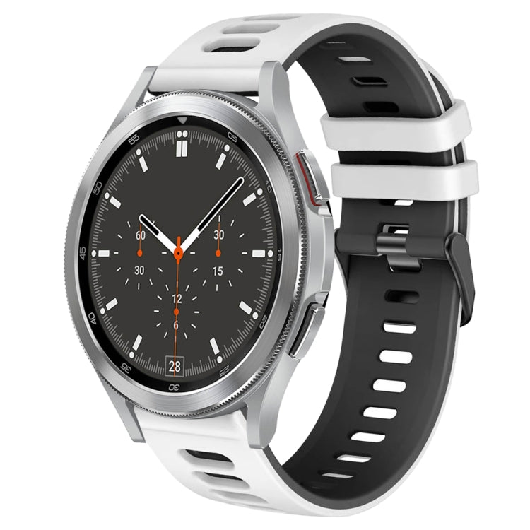 20mm 雙色矽膠錶帶，適用於 Samsung Galaxy Watch 4 44mm，Samsung Galaxy Watch 4 Classic 46mm