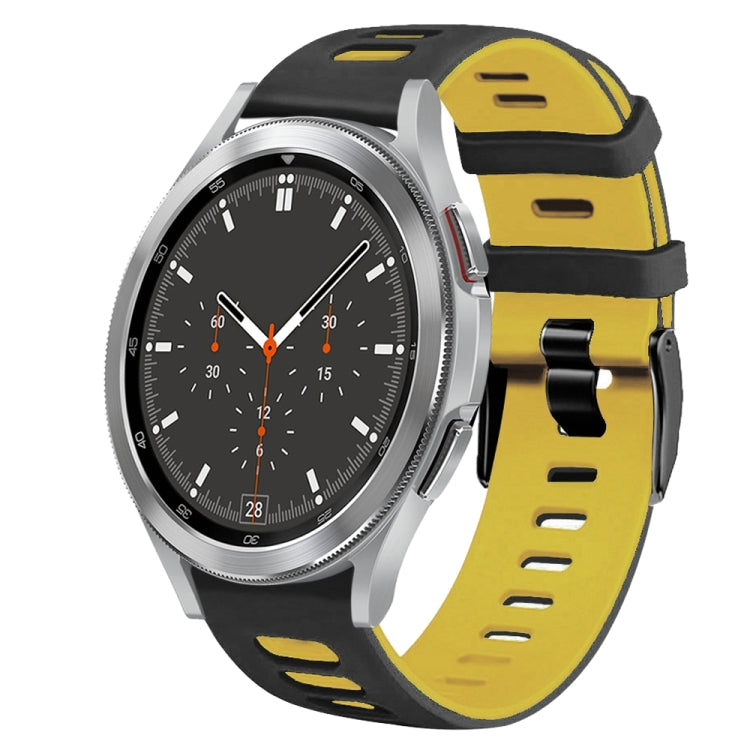 20mm 雙色矽膠錶帶，適用於 Samsung Galaxy Watch 4 44mm，Samsung Galaxy Watch 4 Classic 46mm