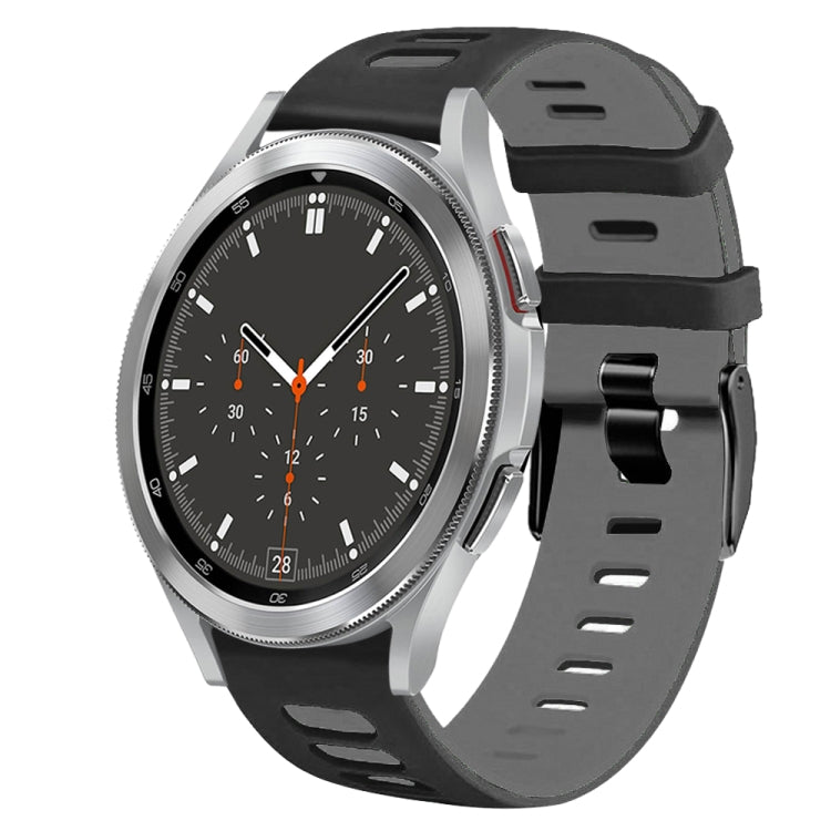 20mm 雙色矽膠錶帶，適用於 Samsung Galaxy Watch 4 44mm，Samsung Galaxy Watch 4 Classic 46mm