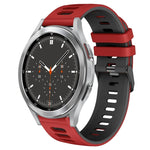 20mm 雙色矽膠錶帶，適用於 Samsung Galaxy Watch 4 44mm，Samsung Galaxy Watch 4 Classic 46mm