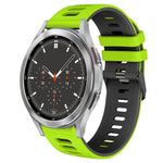 20mm 雙色矽膠錶帶，適用於 Samsung Galaxy Watch 4 44mm，Samsung Galaxy Watch 4 Classic 46mm