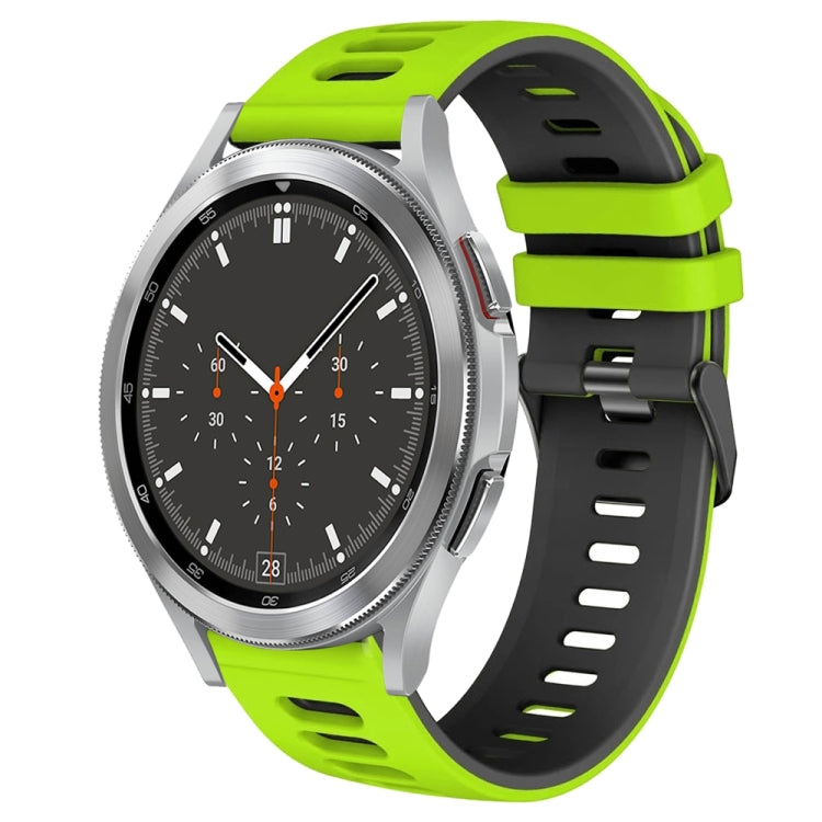 20mm 雙色矽膠錶帶，適用於 Samsung Galaxy Watch 4 44mm，Samsung Galaxy Watch 4 Classic 46mm