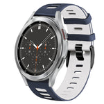 20mm 雙色矽膠錶帶，適用於 Samsung Galaxy Watch 4 44mm，Samsung Galaxy Watch 4 Classic 46mm