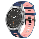20mm 雙色矽膠錶帶，適用於 Samsung Galaxy Watch 4 44mm，Samsung Galaxy Watch 4 Classic 46mm