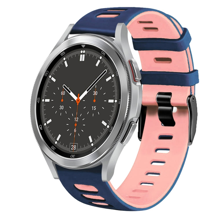 20mm 雙色矽膠錶帶，適用於 Samsung Galaxy Watch 4 44mm，Samsung Galaxy Watch 4 Classic 46mm