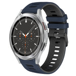 20mm 雙色矽膠錶帶，適用於 Samsung Galaxy Watch 4 44mm，Samsung Galaxy Watch 4 Classic 46mm