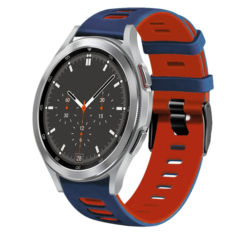20mm 雙色矽膠錶帶，適用於 Samsung Galaxy Watch 4 44mm，Samsung Galaxy Watch 4 Classic 46mm