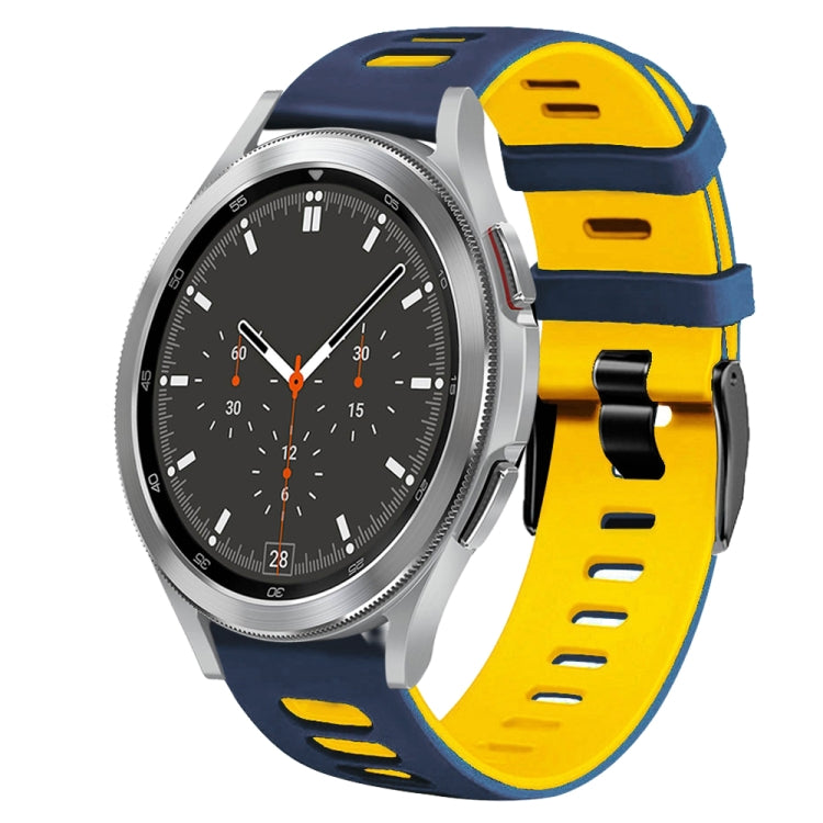 20mm 雙色矽膠錶帶，適用於 Samsung Galaxy Watch 4 44mm，Samsung Galaxy Watch 4 Classic 46mm