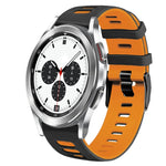 20mm 雙色矽膠錶帶，適用於 Samsung Galaxy Watch 4 Classic 42mm，Samsung Galaxy Watch Active 2