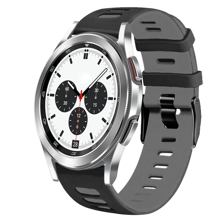 20mm 雙色矽膠錶帶，適用於 Samsung Galaxy Watch 4 Classic 42mm，Samsung Galaxy Watch Active 2