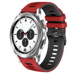 20mm 雙色矽膠錶帶，適用於 Samsung Galaxy Watch 4 Classic 42mm，Samsung Galaxy Watch Active 2