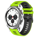20mm 雙色矽膠錶帶，適用於 Samsung Galaxy Watch 4 Classic 42mm，Samsung Galaxy Watch Active 2