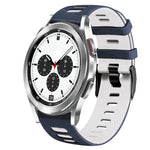 20mm 雙色矽膠錶帶，適用於 Samsung Galaxy Watch 4 Classic 42mm，Samsung Galaxy Watch Active 2