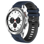 20mm 雙色矽膠錶帶，適用於 Samsung Galaxy Watch 4 Classic 42mm，Samsung Galaxy Watch Active 2