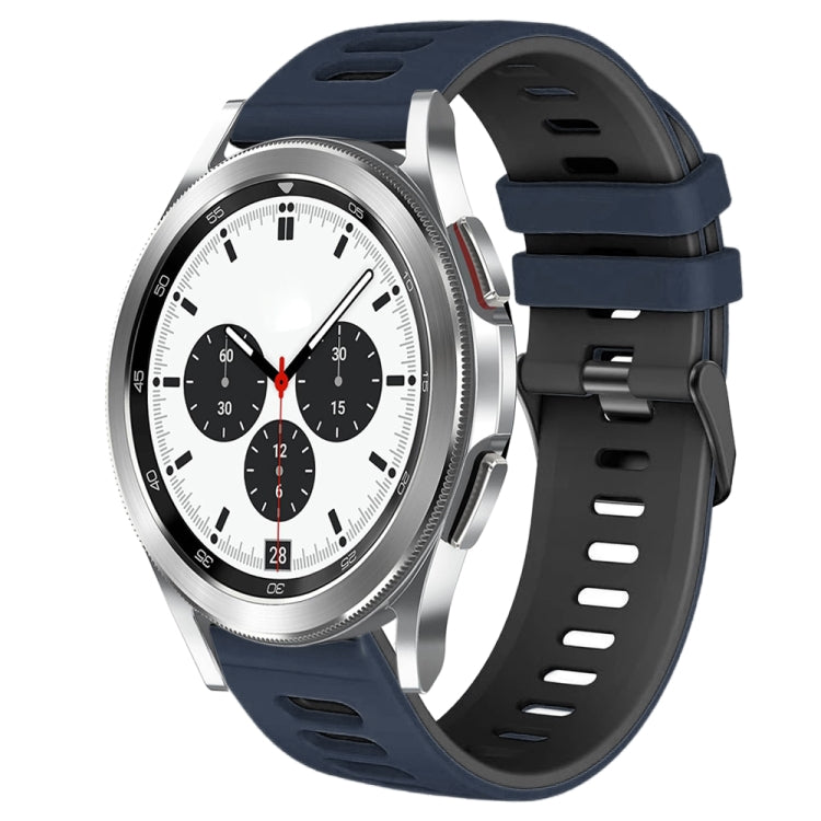 20mm 雙色矽膠錶帶，適用於 Samsung Galaxy Watch 4 Classic 42mm，Samsung Galaxy Watch Active 2