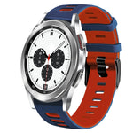 20mm 雙色矽膠錶帶，適用於 Samsung Galaxy Watch 4 Classic 42mm，Samsung Galaxy Watch Active 2