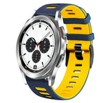 20mm 雙色矽膠錶帶，適用於 Samsung Galaxy Watch 4 Classic 42mm，Samsung Galaxy Watch Active 2