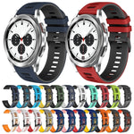 20mm 雙色矽膠錶帶，適用於 Samsung Galaxy Watch 4 Classic 42mm，Samsung Galaxy Watch Active 2