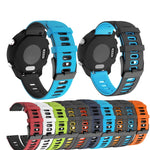 20mm 雙色矽膠錶帶，適用於 Samsung Galaxy Watch 4 Classic 42mm，Samsung Galaxy Watch Active 2