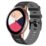 20mm 雙色矽膠錶帶，適用於 Samsung Galaxy Watch 4 Classic 42mm，Samsung Galaxy Watch Active 2